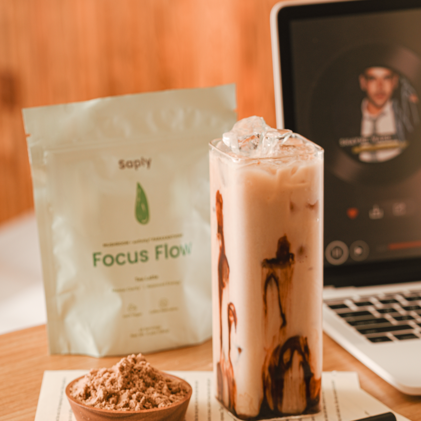 FocusFlow: Coconut Milk Tea Latte Blend